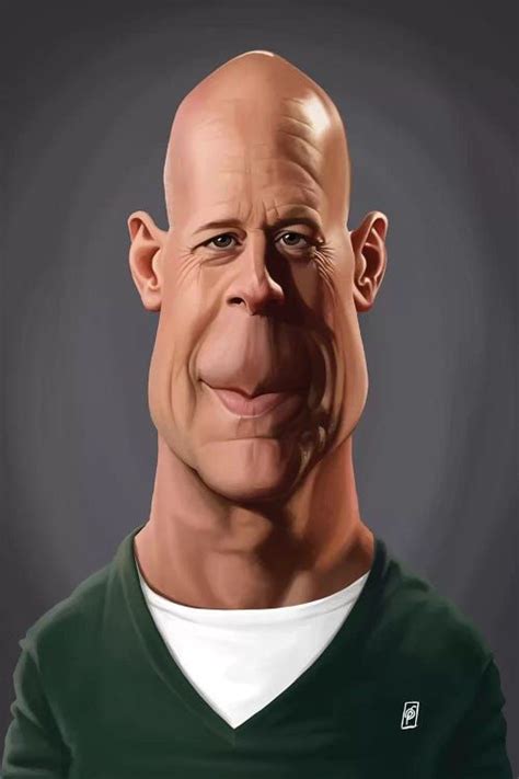 a painting of a bald man wearing a green v - neck shirt with his mouth open