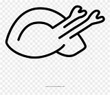 Roast Chicken Coloring Page  Frango Assadodesenho Clipart 3887811 sketch template