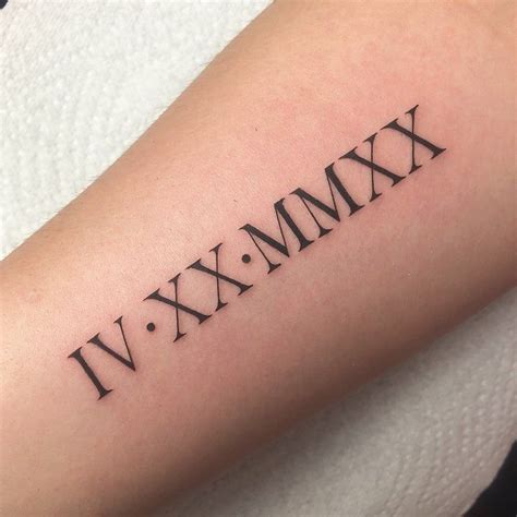 30+ Roman Numerals Tattoo Ideas for Men and Women - 100 Tattoos | Roman ...