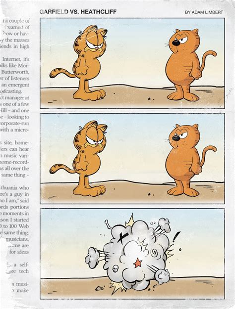 PLANET-PULP // CELEBRATING PULP CULTURE: Garfield Vs. Heathcliff