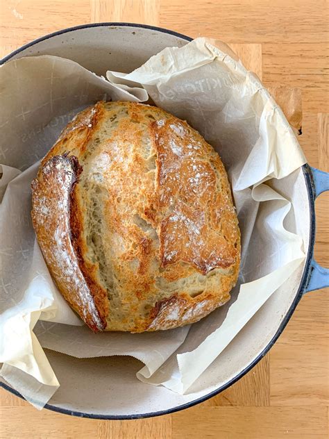 Easy No Knead Crusty Bread - The Slimmer Kitchen