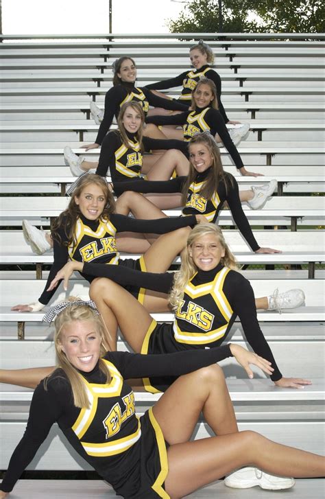 photo on bleachers | Centerville (OH) High School Varsity Soccer Cheergirls 2005 ...