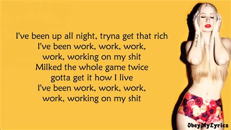 Iggy Azalea Work Lyrics Video - YouTube