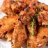 Crispy Instant Pot Air Fryer Chicken Wings - Garlic Parmesan