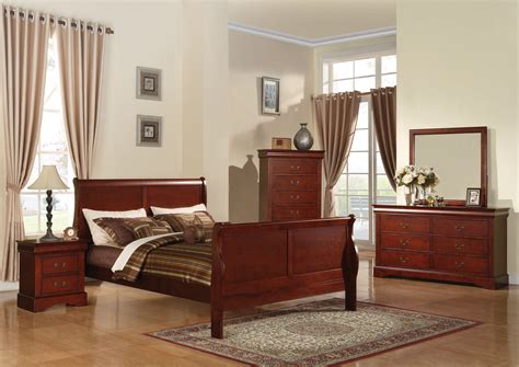 Cherry wood bed frame king - mintfas