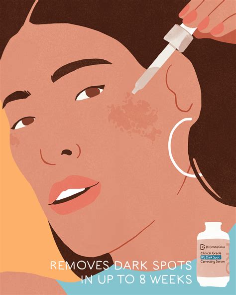 Dr. Dennis Gross Skincare — Jeannie Phan - Illustration - Toronto Illustrator | Skin care dark ...