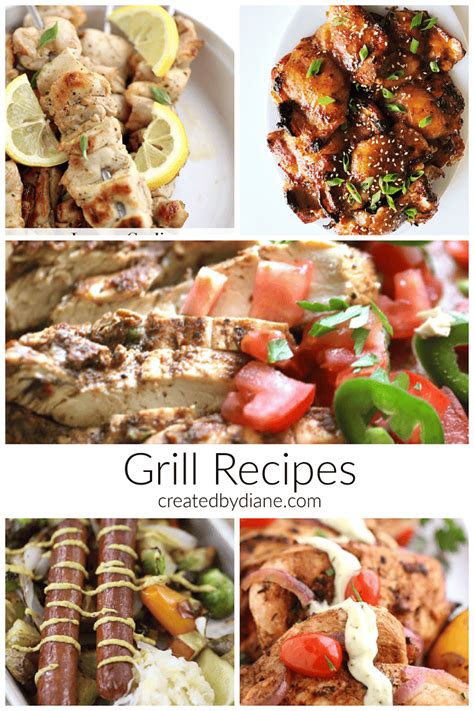 Grilling, BBQ, Cookout Recipes and Side Dishes | Created by Diane