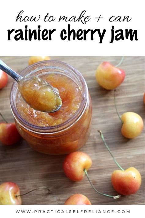 Rainier Cherry Jam | Recipe | Canning recipes, Jam recipes, Rainier cherries