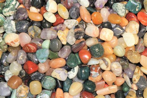 Assorted Mixed Tumbled Stones LARGE 1 lb Wholesale Bulk Lot (Mixed ...