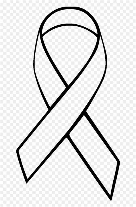 Cancer Ribbon Outline SVG