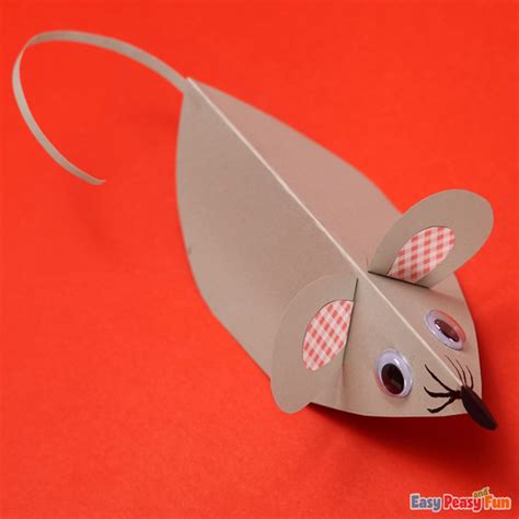 Easy Peasy Paper Mouse Craft - Easy Peasy and Fun