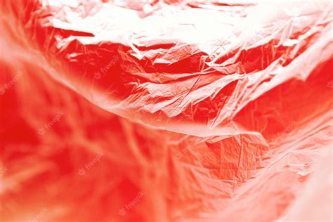 Free Photo | Red abstract plastic bag concept