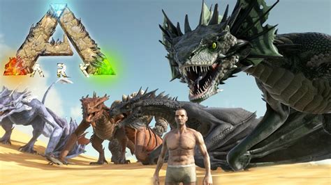 ALL NEW CREATURES!!! NEW DRAGONS!! - Scorched Earth - Ark Survival ...