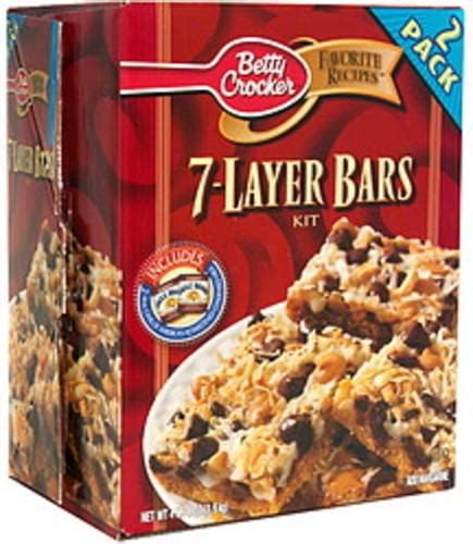 Betty Crocker 7-Layer Bars Kit - 2 ea, Nutrition Information | Innit