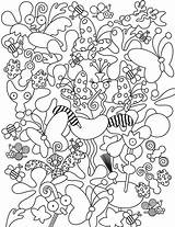 Doodle Coloring Pages  Best For Kids sketch template