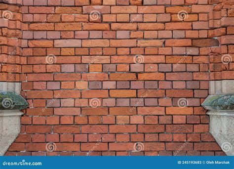 An Old Brick Wall. Background for the Photo Stock Image - Image of texture, design: 245193683