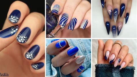 Top 25 Best Blue And Silver Nail Designs 2023