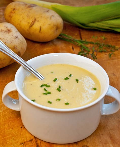 Leek or onion potato soup