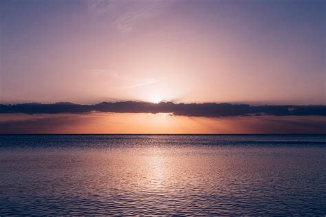 Calm Sea Under Blue Sky during Sunset · Free Stock Photo