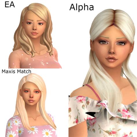 Sims 4 Maxis Match Vs Alpha Cc | SexiezPix Web Porn