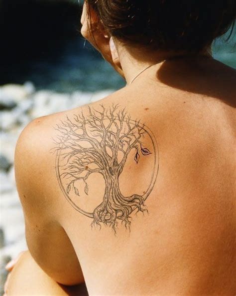 Tree Tattoos Back Shoulder