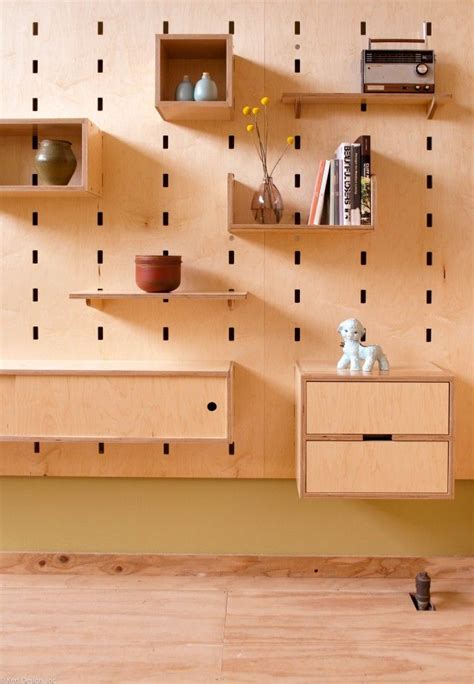 Modular Wall Mounted Shelving / Shelves fulfill both the purposes of ...