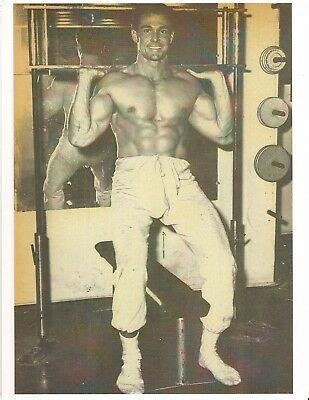 Bodybuilder Hollywood Actor BILL SMITH Workout Bodybuilding Photo B&W ...