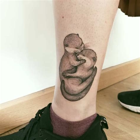 Small Simple Otter Tattoo Rmeloart Mom Tattoos, Couple Tattoos, Body Art Tattoos, Sleeve Tattoos ...