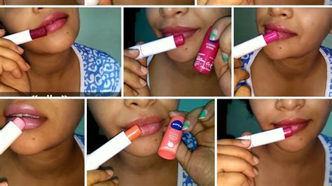 Nivea Fruity Shine Lip Balms Review & Swatches #in hindi - YouTube