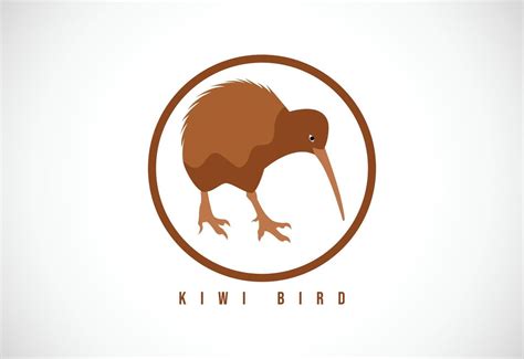 Kiwi bird in a circle. Kiwi bird logo design template vector illustration 16231030 Vector Art at ...