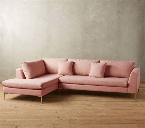 Pin by Mashynya Yanovskaya on ! Home decor - final | Pink sofa, Suede sofa, Pink sofa living