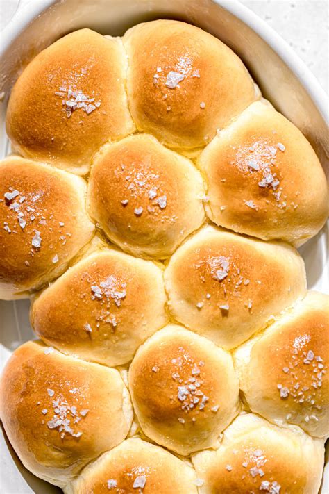 Salted Honey Milk Bread Rolls - Sloane's Table