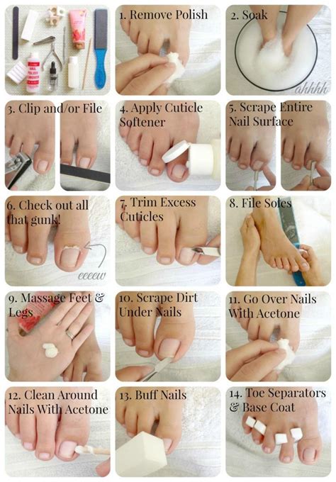 DIY Basic Pedicure | Diy pedicure, Pedicure at home, Pedicure