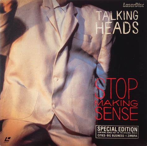 Talking Heads - Stop Making Sense (1984, CLV, Laserdisc) | Discogs