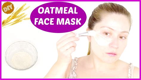 DIY OATMEAL FACE MASK - YouTube | Diy oatmeal face mask, Oatmeal face mask, Diy oatmeal