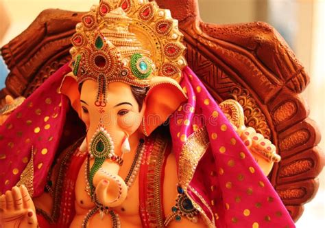 Ganesh Chaturthi Murti stock photo. Image of decorations - 161341856