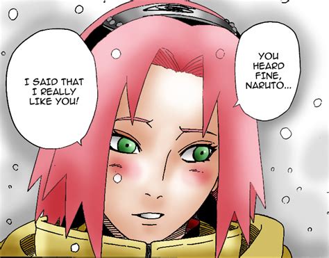 Best Moment in NaruSaku History - Manga Colourings - Gallery - Heaven & Earth