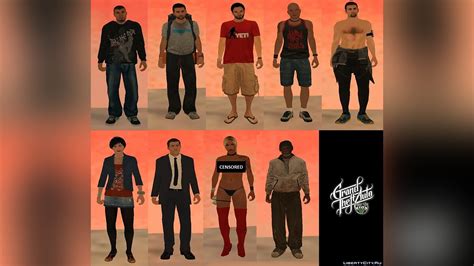 Download GTA V Skin Pack v5 for GTA San Andreas