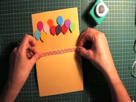 pop up Balloon card | Up balloons, Pop up cards, Card making tutorials