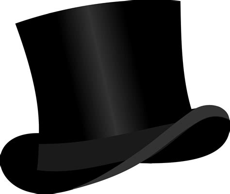 Top Hat Clipart Black And White