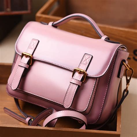 Office Ladies Hand Bag 2019 Latest Sling Shoulder Bags Handmade Genuine ...