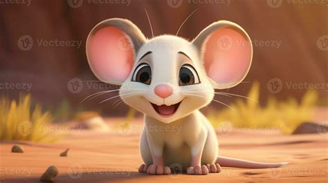 a cute little Kangaroo Rat in Disney cartoon style. Generative AI 32876173 Stock Photo at Vecteezy