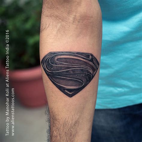 Superman symbol tattoo ideas photos