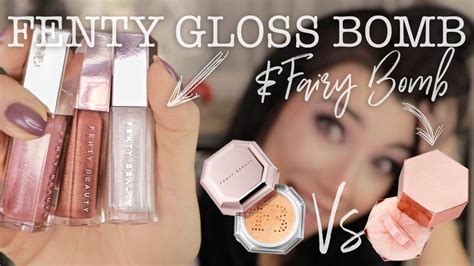 FENTY FUSSY GLOSS BOMB! | Gloss Bomb Swatches | New Fairy Bomb ...