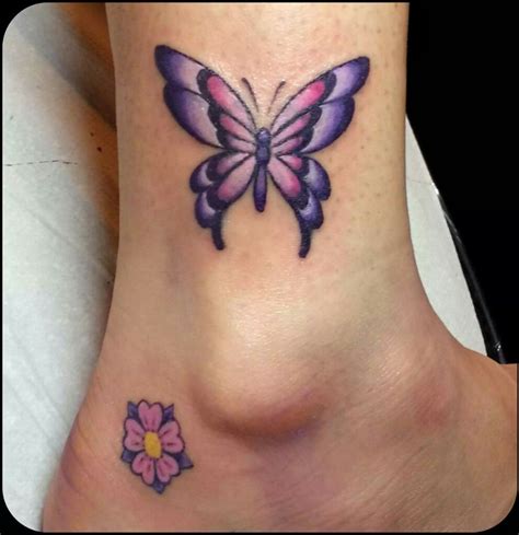 Pin by Stephanie Warrilow on possible Tat's | Purple butterfly tattoo, Tiny butterfly tattoo ...