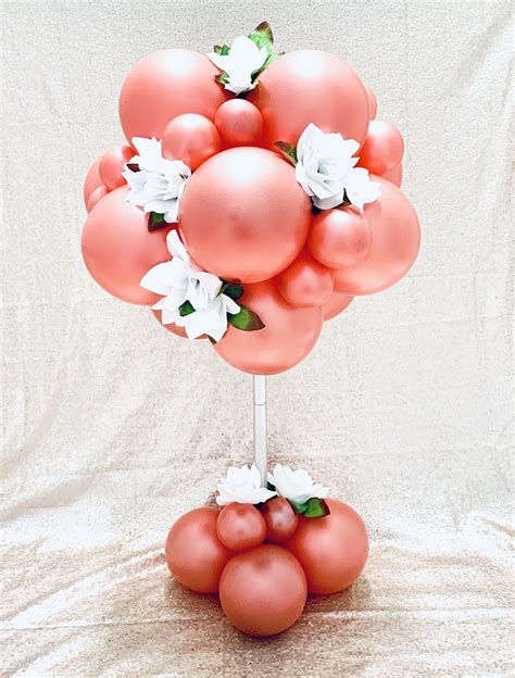 Organic Balloon Centerpiece | Balloons, Wedding centerpieces diy, Balloon centerpieces