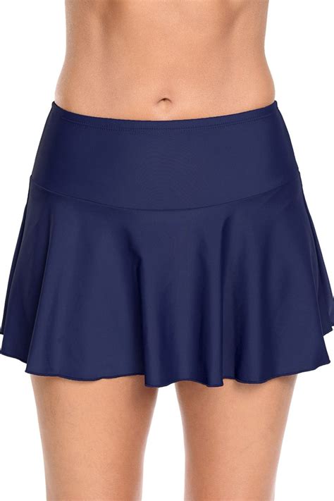 Ruffle Swim Skirt - | Swim skirt, Swim dress, Skirted bikini bottoms