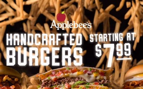 Applebee's $7.99 Handcrafted Burgers Commercial Song