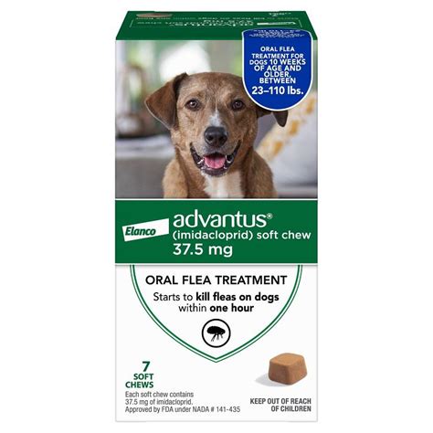 Advantus Oral Flea Treatment Soft Chews for Dogs | Allivet