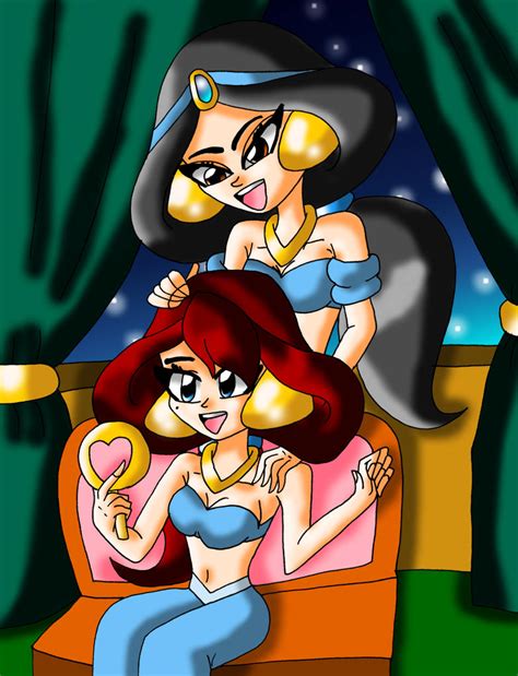 Jasmine Meets Princess Jasmine by David3X on DeviantArt